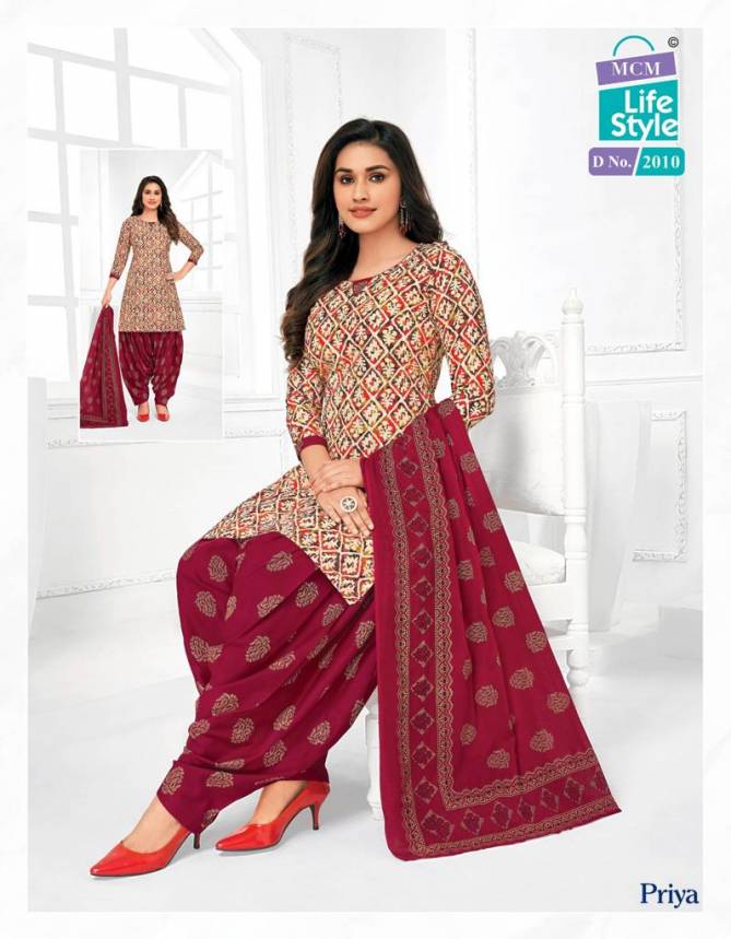 Priya Special Vol 20 Cotton Dress Material Catalog